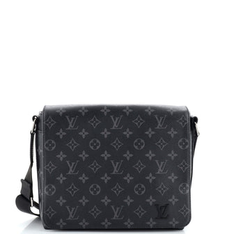 Louis Vuitton District Messenger Bag Monogram Eclipse Canvas PM