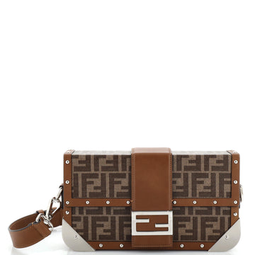 Fendi Baguette Trunk Bag Zucca Coated Canvas