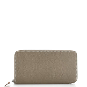Hermes Azap Zip Around Wallet Silk'in Epsom Long