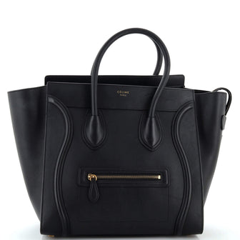 Celine Luggage Bag Smooth Leather Mini