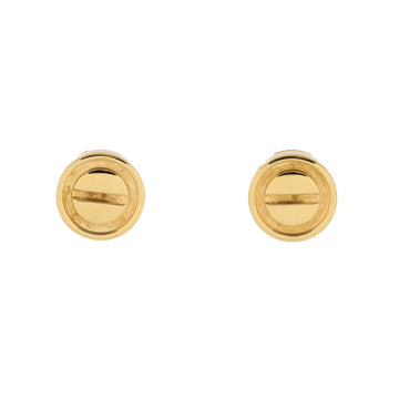Cartier Love Stud Earrings 18K Yellow Gold