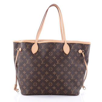 Louis Vuitton Neverfull Tote Monogram Canvas MM Brown 2467001