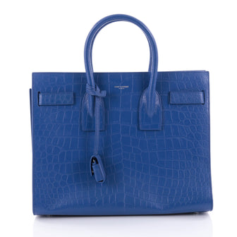 Saint Laurent Sac de Jour NM Handbag Crocodile Embossed 2467601