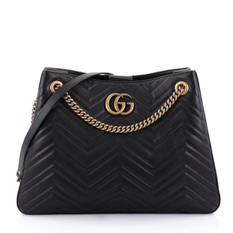 GUCCI レザーバッグ Gucci Roxy Calfskin Web Medium Blondie Top Handle Shoulder Flap