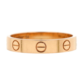 Cartier Love Wedding Band Ring 18K Rose Gold