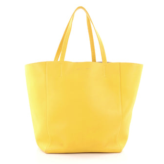 Celine Bicolor Phantom Cabas Tote Leather Medium Yellow 2468201