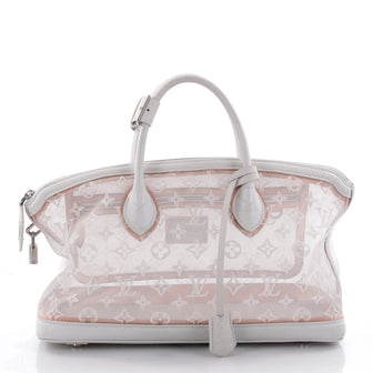 Louis Vuitton Transparence Lockit Handbag Mesh and 2468612