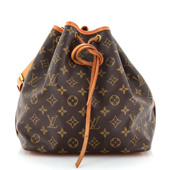 Louis Vuitton Petit Noe Handbag Monogram Canvas