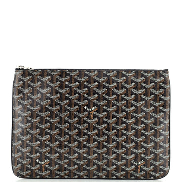 Goyard Senat Zip Pouch Coated Canvas MM