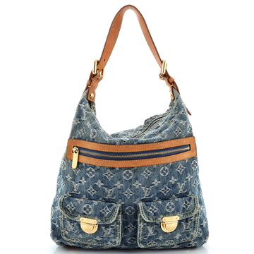 Louis Vuitton Baggy Handbag Denim GM