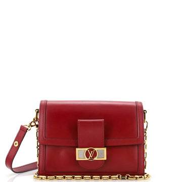 Louis Vuitton Dauphine Shoulder Bag Calfskin MM