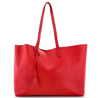 Saint Laurent Shopper Tote Leather Large