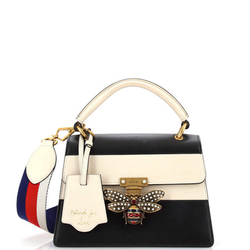 Gucci Queen Margaret Top Handle Bag Colorblock Leather Small