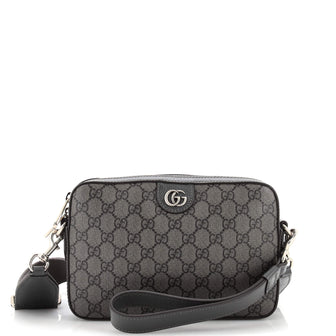 Gucci Ophidia Zip Wristlet Shoulder Bag GG Coated Canvas Small