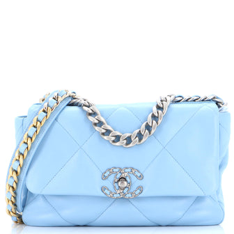 Chanel 19 Flap Bag Quilted Leather Medium