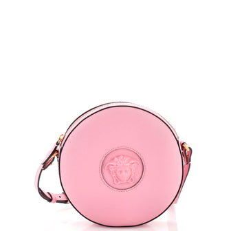 Versace La Medusa Round Camera Bag (Outlet) Leather Small