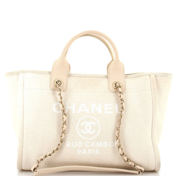 Chanel Deauville NM Tote Mixed Fibers Small