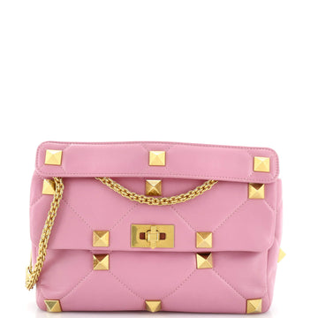 Valentino Garavani Roman Stud Flap Bag Quilted Leather Large