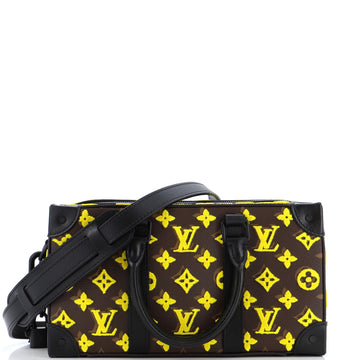 Louis Vuitton Trunk Speedy Bag Monogram Tuffetage Canvas