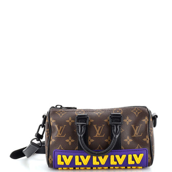 Louis Vuitton Keepall Bandouliere Bag Limited Edition LV Rubber Monogram Canvas XS