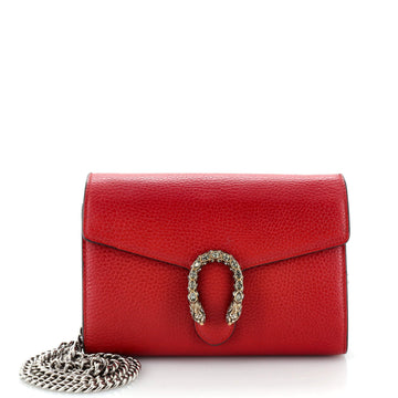 Gucci Dionysus Chain Wallet Leather with Embellished Detail Small