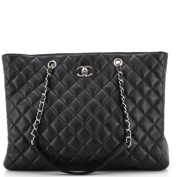 Chanel Classic CC Shopping Tote Quilted Calfskin Large
