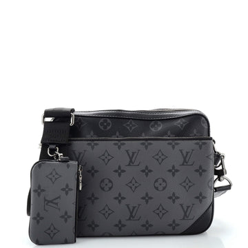 Louis Vuitton Trio Messenger Bag Reverse Monogram Eclipse Canvas