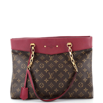 Louis Vuitton Pallas Shopper Monogram Canvas and Calfskin