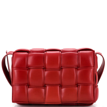 Bottega Veneta Cassette Crossbody Bag Padded Maxi Intrecciato Leather