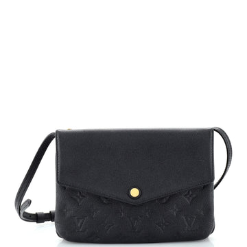 Louis Vuitton Twice Handbag Monogram Empreinte Leather
