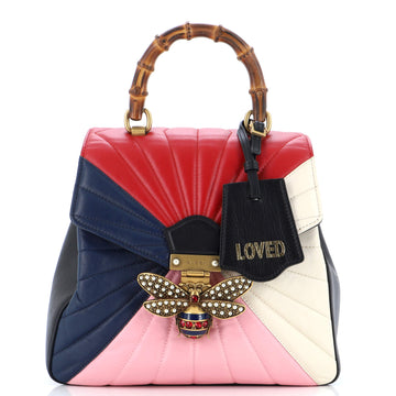 Gucci Queen Margaret Backpack Multicolor Quilted Leather Small