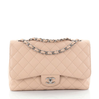Chanel Classic Single Flap Bag Quilted Caviar Jumbo 2470311