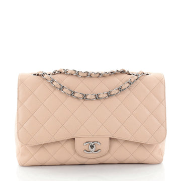 Chanel Classic Single Flap Bag Quilted Caviar Jumbo 2470311