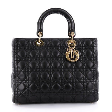 Christian Dior Lady Dior Handbag Cannage Quilt Lambskin 2470314