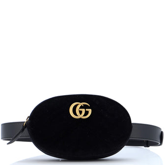 Gucci GG Marmont Belt Bag Matelasse Velvet