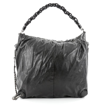 Gucci Galaxy Convertible Hobo Leather Large Black 2470602