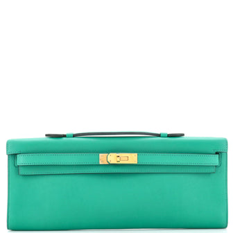 Hermes Kelly Cut Pochette Swift