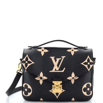 Louis Vuitton Pochette Metis Bicolor Monogram Empreinte Giant