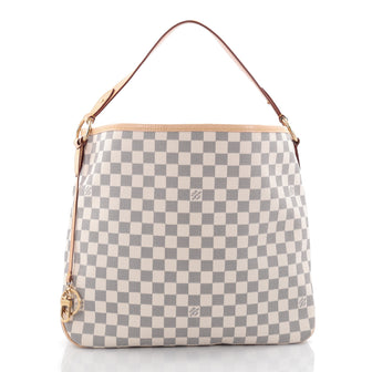 Louis Vuitton Delightful NM Handbag Damier MM White 2471001