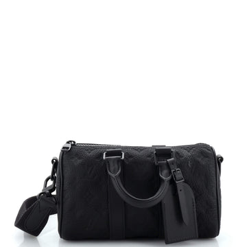 Louis Vuitton Keepall Bandouliere Bag Monogram Taurillon Leather 25