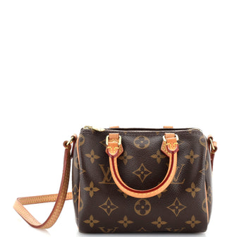 Louis Vuitton Speedy Bandouliere Bag Monogram Canvas Nano