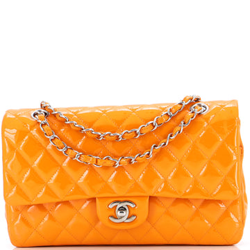 Chanel Classic Double Flap Bag Quilted Patent Medium