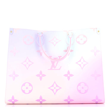 Louis Vuitton OnTheGo Tote Spring in the City Monogram Giant Canvas GM