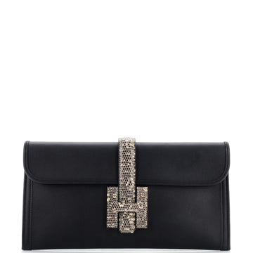 Hermes Jige Elan Clutch Swift with Lizard 29