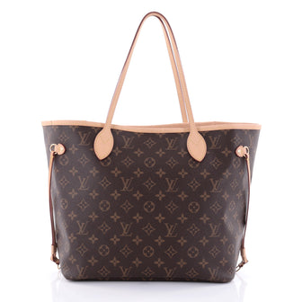 Louis Vuitton Neverfull NM Tote Monogram Canvas MM Brown 2471501