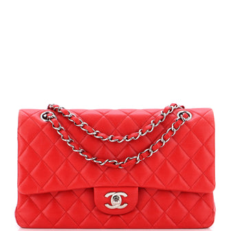 Chanel Classic Double Flap Bag Quilted Lambskin Medium