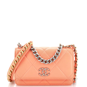 Chanel 19 Wallet on Chain Quilted Goatskin