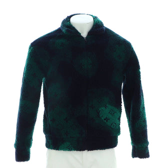 Louis Vuitton Men's Camouflage Zip Up Jacket Monogram Fleece