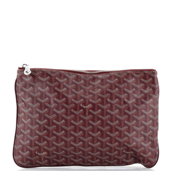 Goyard Senat Zip Pouch Coated Canvas MM