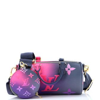 Louis Vuitton Papillon Handbag Spring in the City Monogram Giant Canvas BB